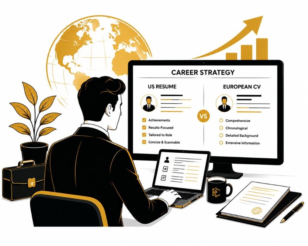 Understanding the Credentials Gap: US Resume vs. European CV Standards